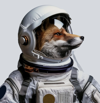 Довольный лис воспользовавшийся акцией